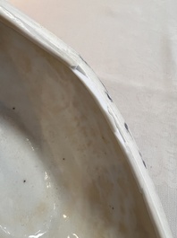 A rare Chinese famille rose hen pheasant tureen and cover, Qianlong