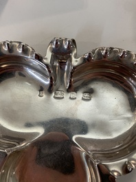 Seven silverwares, primarily England, 19/20th C.