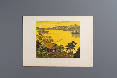 'Gravures sur Bois de la Chine Nouvelle': 40 woodcuts, dated 1956, and 'Baishi Lao Ren Hua Ce': 7 woodblock prints after Qi Baishi, Rong Bao Zhai 荣宝斋 studio, 20th C.