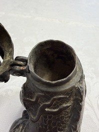 A Chinese bronze 'Qilin' censer, Ming