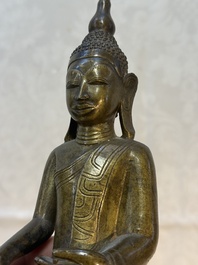 An inscribed Burmese bronze Buddha, Tai Yai, 19th C.