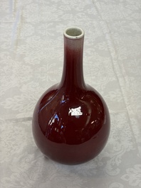 A Chinese langyao-style bottle vase, 19th C.