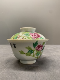 Nine Chinese famille rose wares, 19/20th C.