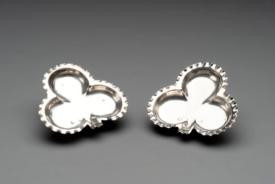 Seven silverwares, primarily England, 19/20th C.