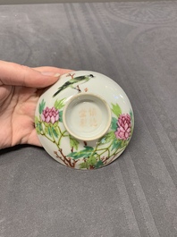 Nine Chinese famille rose wares, 19/20th C.