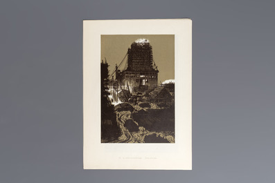 'Gravures sur Bois de la Chine Nouvelle': 40 woodcuts, dated 1956, and 'Baishi Lao Ren Hua Ce': 7 woodblock prints after Qi Baishi, Rong Bao Zhai 荣宝斋 studio, 20th C.
