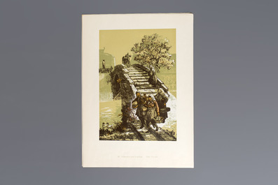 'Gravures sur Bois de la Chine Nouvelle': 40 woodcuts, dated 1956, and 'Baishi Lao Ren Hua Ce': 7 woodblock prints after Qi Baishi, Rong Bao Zhai 荣宝斋 studio, 20th C.