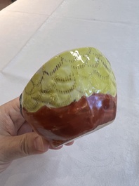 A rare Chinese famille rose hen pheasant tureen and cover, Qianlong