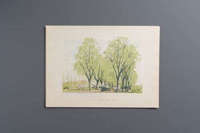'Gravures sur Bois de la Chine Nouvelle': 40 woodcuts, dated 1956, and 'Baishi Lao Ren Hua Ce': 7 woodblock prints after Qi Baishi, Rong Bao Zhai 荣宝斋 studio, 20th C.