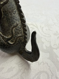 A Chinese bronze 'Qilin' censer, Ming