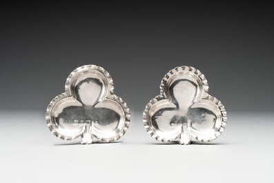Seven silverwares, primarily England, 19/20th C.
