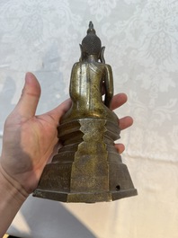 An inscribed Burmese bronze Buddha, Tai Yai, 19th C.