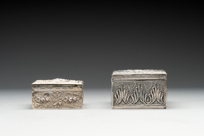 Seven silverwares, primarily England, 19/20th C.