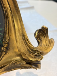 A massive pair of gilt-bronze-mounted famille noire style vases, Samson, Paris, 19th C.
