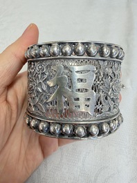 A collection of 11 Chinese silver wares, various marks, 19/20th C.