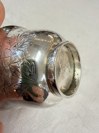 A collection of 11 Chinese silver wares, various marks, 19/20th C.
