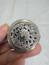 A collection of 11 Chinese silver wares, various marks, 19/20th C.