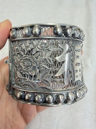 A collection of 11 Chinese silver wares, various marks, 19/20th C.