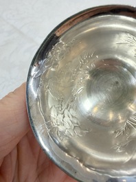 A collection of 11 Chinese silver wares, various marks, 19/20th C.