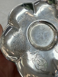 A collection of 11 Chinese silver wares, various marks, 19/20th C.