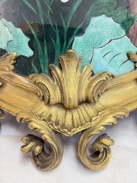 A massive pair of gilt-bronze-mounted famille noire style vases, Samson, Paris, 19th C.