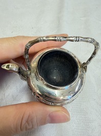 A collection of 11 Chinese silver wares, various marks, 19/20th C.