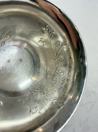 A collection of 11 Chinese silver wares, various marks, 19/20th C.