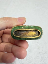 A collection of 12 Chinese cloisonn&eacute; snuff bottles with floral design, 19/20th C.