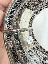 A collection of 11 Chinese silver wares, various marks, 19/20th C.