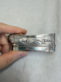 A collection of 11 Chinese silver wares, various marks, 19/20th C.