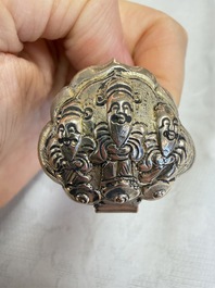 A collection of 11 Chinese silver wares, various marks, 19/20th C.