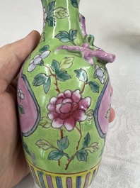 A group of 10 Chinese famille rose wares for the Straits or Peranakan market, various marks, 19/20th C.