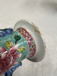 A group of 10 Chinese famille rose wares for the Straits or Peranakan market, various marks, 19/20th C.