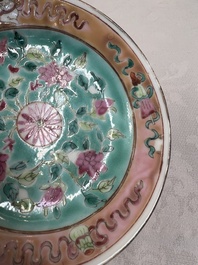 A group of 10 Chinese famille rose wares for the Straits or Peranakan market, various marks, 19/20th C.