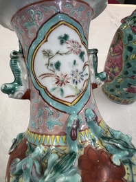 A group of 10 Chinese famille rose wares for the Straits or Peranakan market, various marks, 19/20th C.