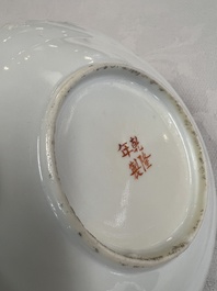 A group of 10 Chinese famille rose wares for the Straits or Peranakan market, various marks, 19/20th C.