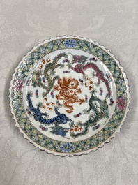A group of 10 Chinese famille rose wares for the Straits or Peranakan market, various marks, 19/20th C.