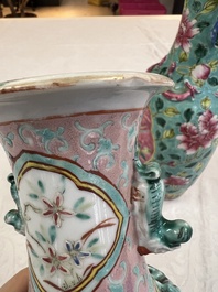A group of 10 Chinese famille rose wares for the Straits or Peranakan market, various marks, 19/20th C.