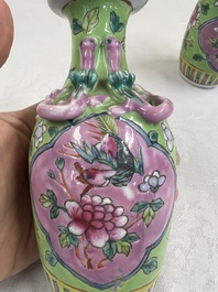 A group of 10 Chinese famille rose wares for the Straits or Peranakan market, various marks, 19/20th C.