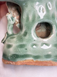 A Chinese Longquan celadon Guanyin, Republic