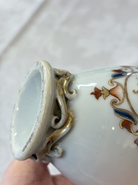 A Chinese armorial export 12-piece tea service with crowned monograms, Qianlong