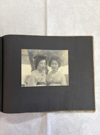 Five photo albums on the Imperial Japanese Navy, compiled by a naval captain, 1919-1940