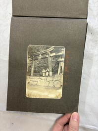 Five photo albums on the Imperial Japanese Navy, compiled by a naval captain, 1919-1940