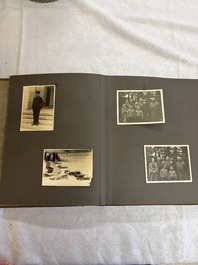 Five photo albums on the Imperial Japanese Navy, compiled by a naval captain, 1919-1940