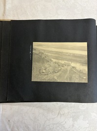 Five photo albums on the Imperial Japanese Navy, compiled by a naval captain, 1919-1940