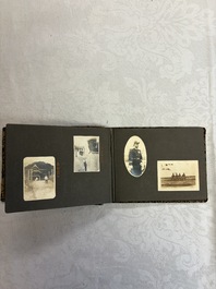 Five photo albums on the Imperial Japanese Navy, compiled by a naval captain, 1919-1940