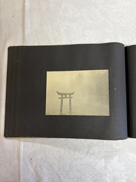 Five photo albums on the Imperial Japanese Navy, compiled by a naval captain, 1919-1940
