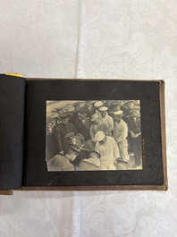 Five photo albums on the Imperial Japanese Navy, compiled by a naval captain, 1919-1940