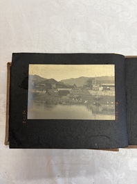Five photo albums on the Imperial Japanese Navy, compiled by a naval captain, 1919-1940