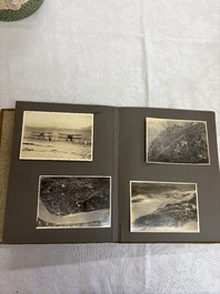 Five photo albums on the Imperial Japanese Navy, compiled by a naval captain, 1919-1940